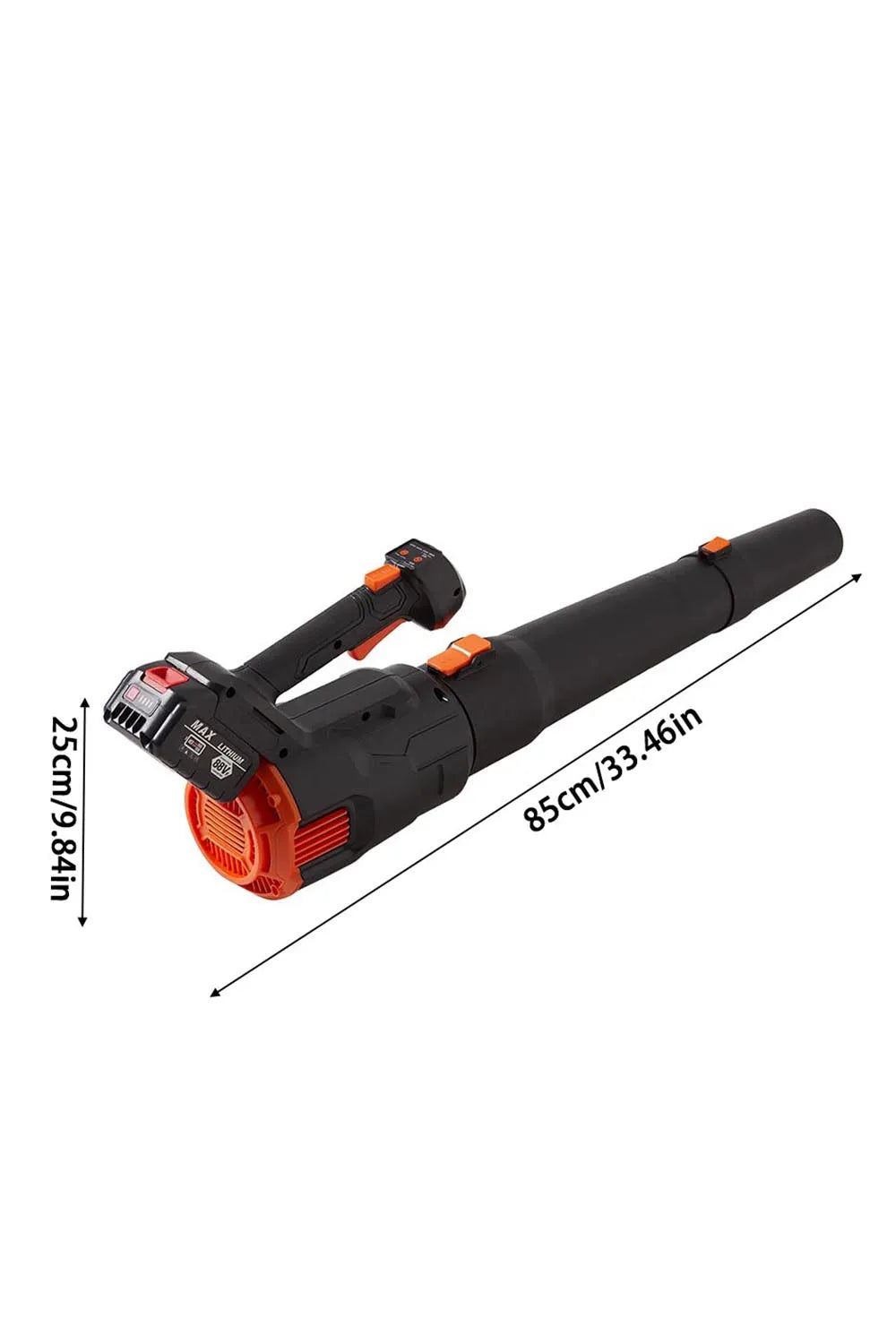 21V Akku Laubbläser kabellos – Handgeführter Laubbläser mit Batterie und Ladegerät für Garten und Terrasse